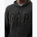 Pánska mikina GAP Heritage French Terry Logo charcoal heather 4