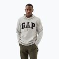 Pánska mikina GAP Heritage French Terry Logo light heather grey