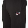 Reebok Identity Small Logo Fleece Jogger nohavice čierna/biela/vektorová červená 3