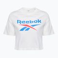 Dámske tričko Reebok Identity Big Logo Crop Tee recovery blue