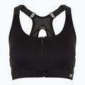 Tréningová podprsenka Reebok Lux Front-Zip High Impact čierna