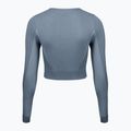 Dámske tréningové tričko s dlhým rukávom Reebok RBK Lab Seamless Crop upgrade blue 2