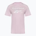 Dámske tričko Reebok Big Logo Crop Tee white/coral/blue
