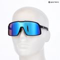 Slnečné okuliare GOG Kari matt black/reflex white/blue 5