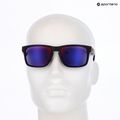 Slnečné okuliare Oakley Holbrook matná čierna/pozitívna červená iridium 9