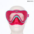Detská maska na šnorchlovanie Mares Turtle aqua/pink 4