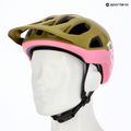 Cyklistická prilba POC Cularis olivine green matt/thulite pink matt 6