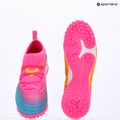 Detské kopačky  PUMA Future 9 Match TT + Mid Jr poison pink/puma wht/sun stream/bright aqua/puma blk 14