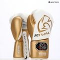 Boxerské rukavice Rival RS100 Professional white/gold 5