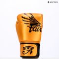Boxerské rukavice Fairtex Universal "Tight-Fit" Design Falcon gold 6
