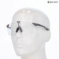 Slnečné okuliare 100% Hypercraft SQ gloss light grey/rose gold mirror photochromic 7