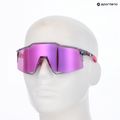 Slnečné okuliare 100% Speedcraft polished translucent grey/purple multilayer mirror 5