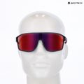 Slnečné okuliare Red Bull SPECT Daft grey midnight/smoke with red-purple mirror 7