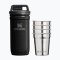 Turistické poháriki Stanley Pre-Party 60 ml 4 pack Hammertone Black