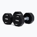 Chrómová činka Nike Strength Pro Urethane Dumbbell 12 kg black/white 5