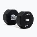 Chrómová činka Nike Strength Pro Urethane Dumbbell 14 kg black/white 8