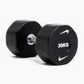 Chrómová činka Nike Strength Pro Urethane Dumbbell 14 kg black/white 9