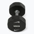 Chrómová činka Nike Strength Pro Urethane Dumbbell 20 kg black/white 2