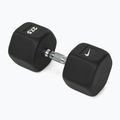 Pogumovaná činka Nike Strength Hex Dumbbell 27,5 kg black/white