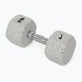 Pogumovaná činka Nike Strength Grind Hex Dumbbell 12,5 kg wolf grey