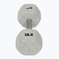 Pogumovaná činka Nike Strength Grind Hex Dumbbell 12,5 kg wolf grey 2