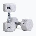 Pogumovaná činka Nike Strength Grind Hex Dumbbell 12,5 kg wolf grey 5