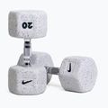 Pogumovaná činka Nike Strength Grind Hex Dumbbell 20 kg wolf grey 5