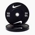 Bumpery Nike Strength Rubber Bumper Plates 10 kg black/white