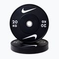 Bumpery Nike Strength Rubber Bumper Plates 20 kg black/white