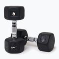 Činky Nike Strength Hex Dumbbell 2 x 6 kg black/white