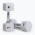Činky Nike Strength Grind Hex Dumbbell 2 x 6 kg wolf grey