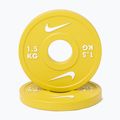 Kotúč Nike Strength Change Plates 2 x 1,5 kg yellow/white