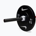 Uzávery na činku Nike Strength Barbell Collars 2ks white/black 9