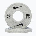 Kotúč Nike Strength Grind Change Plates 2 x 0,5 kg wolf grey