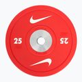 Nárazové zaťaženie Nike Strength Pro Urethane Bumper Plates 25 kg red/white 2