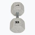 Gumovaná činka Nike Strength Grind Dumbbell 25 kg wolf grey 2