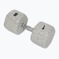 Gumovaná činka Nike Strength Grind Dumbbell 30 kg wolf grey