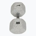 Gumovaná činka Nike Strength Grind Dumbbell 35 kg wolf grey 2