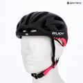 Cyklistická prilba Rudy Project Egos black/pink fluo matte 7