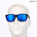 Pánske slnečné okuliare Under Armour Glacial matte black/grey blue mirror silver polarized o 10