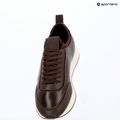 Dámske topánky Calvin Klein HW0HW03118 Retro Runner Sock PANL Leather Neo bordeaux 9
