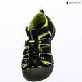 Detské sandále KEEN Newport H2 black/lime green 7