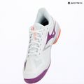 Dámske tenisové topánky Mizuno Wave Exceed Court AC white/dahlia/lava orange 9