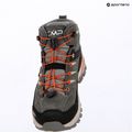 Detské turistické topánky CMP Rigel 2.0 Mid Waterproof grey/brick 9