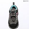 Detské turistické topánky CMP Rigel 2.0 Low Waterproof grey/acquarius/pink fluo 9