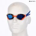 Plavecké okuliare TYR Tracer-X RZR Mirrored blue/orange 6