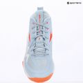 Dámske volejbalové topánky Mizuno Wave Momentum Pro Mid blue finch/lava orange/flamingo coral 15