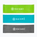 Sada posilňovacích  gúm Gaiam 63578 3 szt. black/blue/green