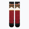 Stance Jimmy Chin Ultralight Wool Snow červené lyžiarske ponožky 2