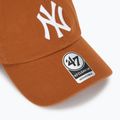 47 Značka MLB New York Yankees CLEAN UP spálená oranžová baseballová čiapka 3